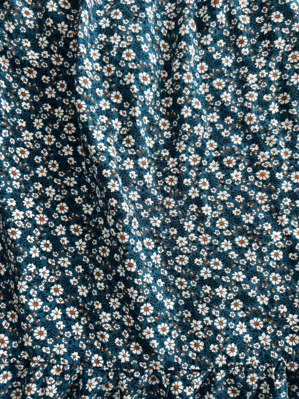 DIP Women’s 2X Blue Floral Tiered Sundress Boho Cottagecore - Picture 2 of 7